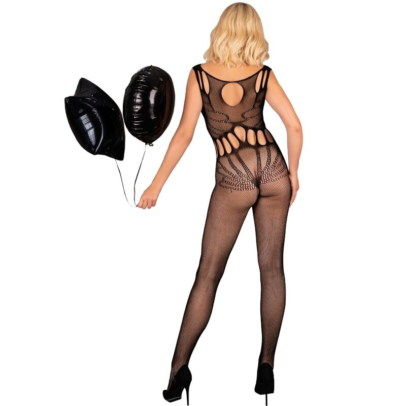 Bodystocking Amahil Black Ouvert Noir - Livco Corsetti Fashion - LIVCO CORSETTI BODYSTOCKINGS