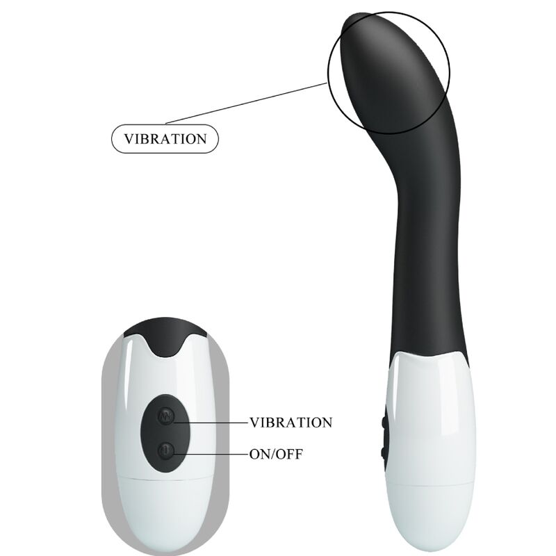 Vibromasseur Point G Bishop 30 Modes Noir - Pretty Love