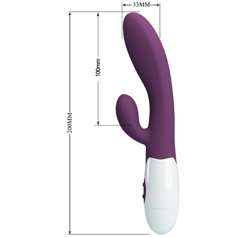 Vibromasseur Rabbit Alvis Violet - Pretty Love