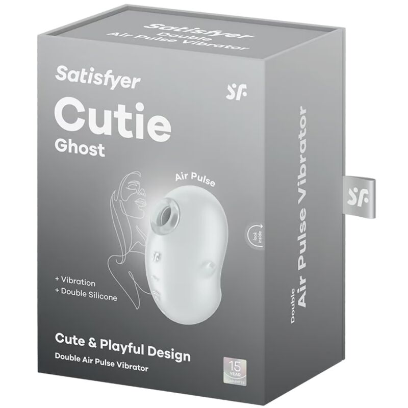 Stimulateur Clitoridien Satisfyer Cutie Ghost Blanc - Satisfyer