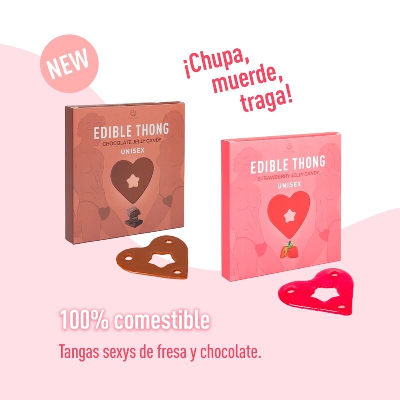 String comestible saveur Fraise - Secret Play