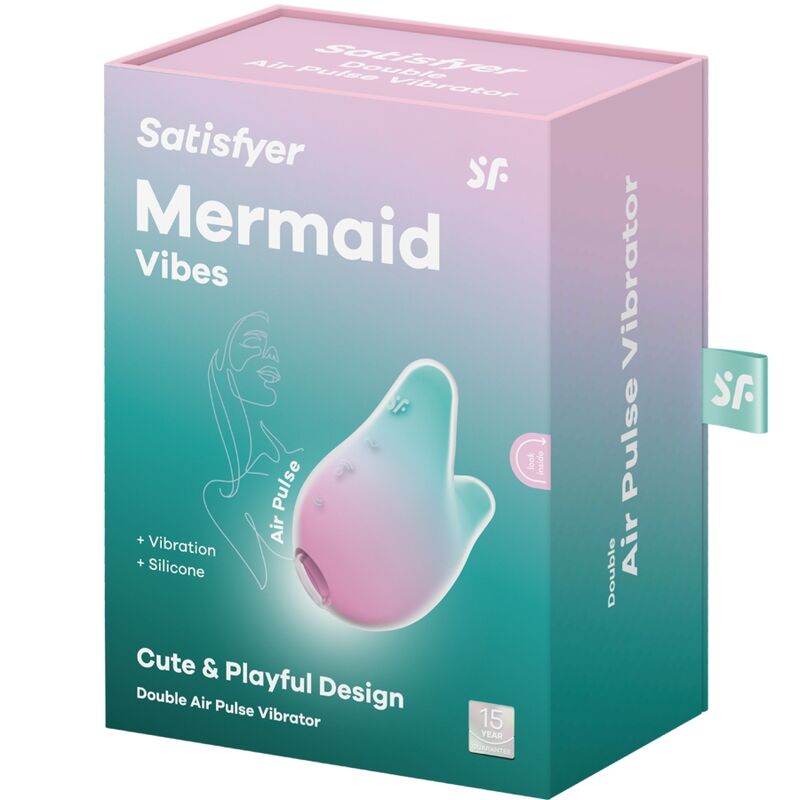 Vibromasseur Clitoridien Air Pulsé Mermaid Vibes - Satisfyer