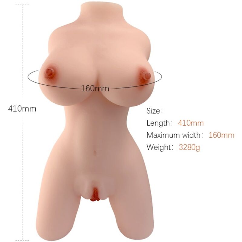 Masturbator Frauenbüste Ultra-Realistisch 41cm - Armony