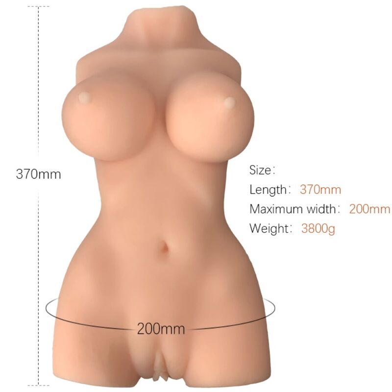 Realistischer weiblicher Busen-Masturbator 31cm aus TPE - Armony