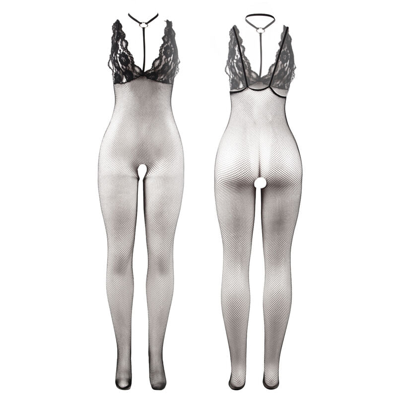 Bodystocking Résille Transparente Noire Taille Unique - Subblime - SUBBLIME BODYSTOCKINGS