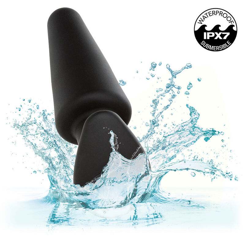 Plug Anal Vibrant Rock Bottom Conique Noir - CalExotics