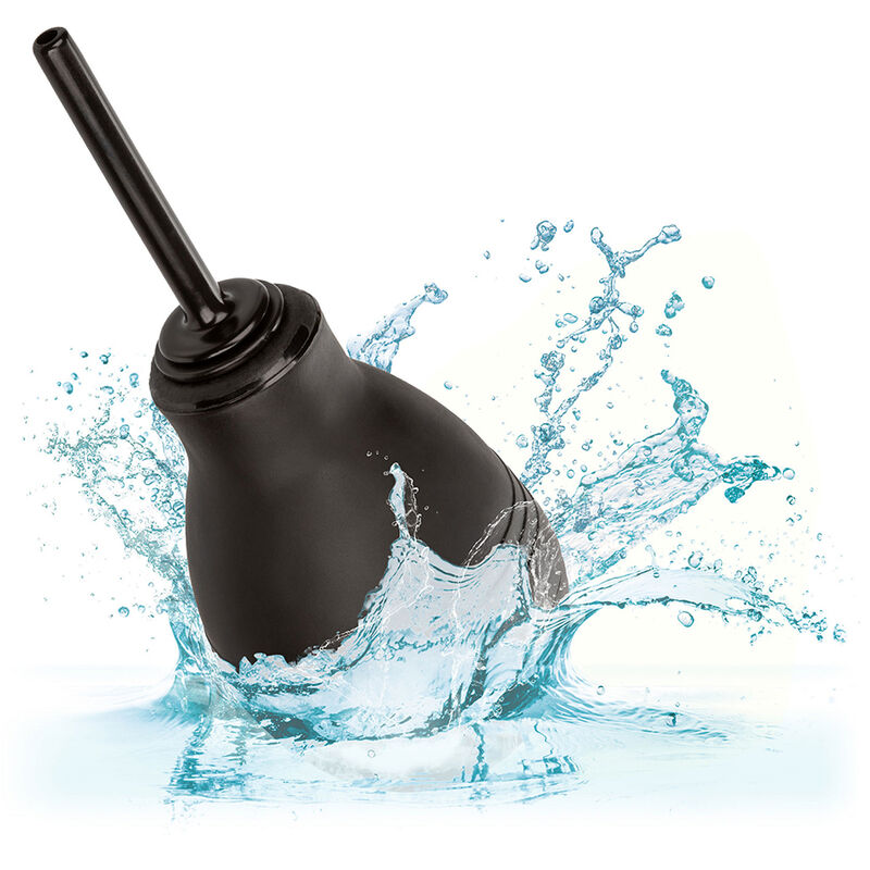 Poire Intime Anale One-Way 216ml Noir - Calexotics