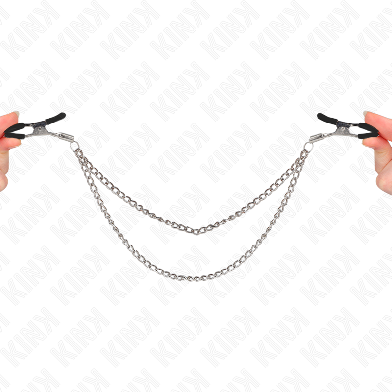 KINK – Pinces à tétons réglables avec 2 chaînes
