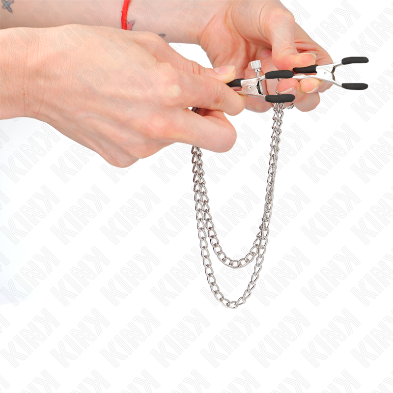 KINK – Pinces à tétons réglables avec 2 chaînes