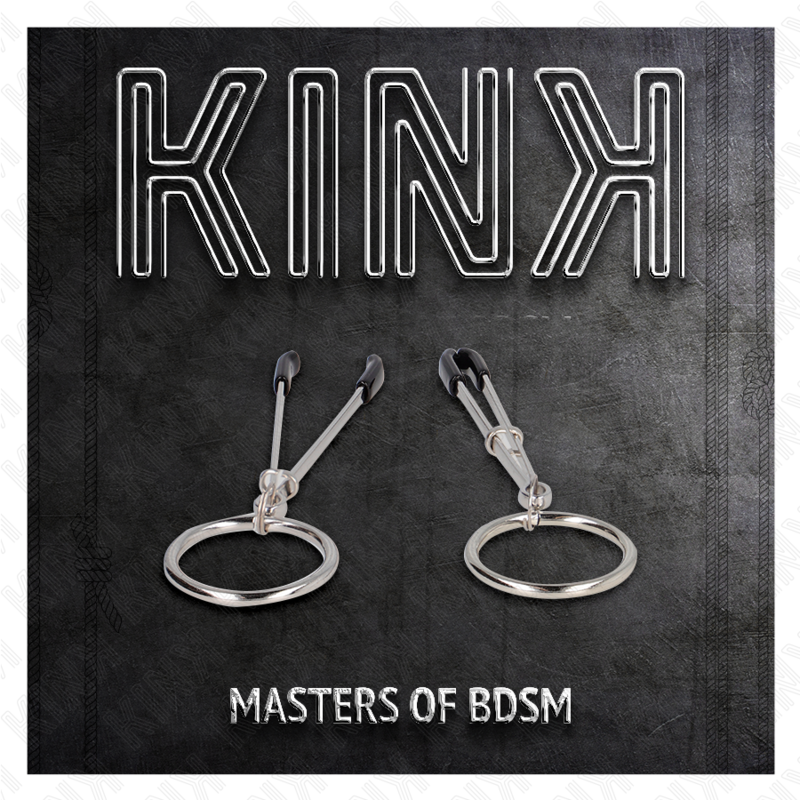 KINK – Pinces à tétons avec anneau