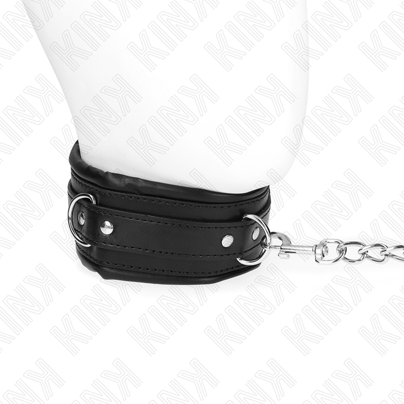 Collier BDSM Lourd avec Laisse 65cm Réglable - KINK - KINK COLLAR & GAG