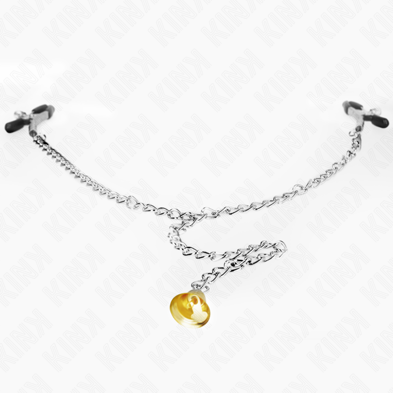 KINK - Pince à Tétons chaîne avec pendentif - 30 cm
