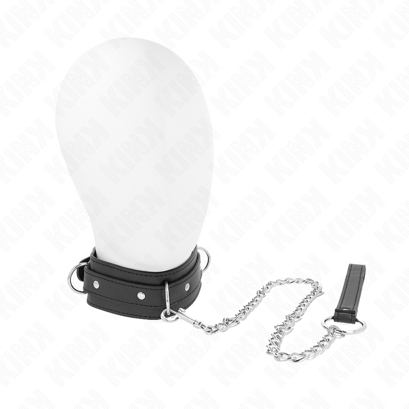 Collier BDSM avec Laisse 65cm Réglable Modèle 1 - KINK - KINK COLLAR & GAG