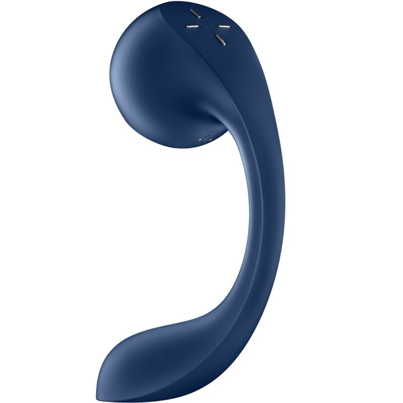 Stimulateur Double Pro+ Wave 4 Connecté Bleu - Satisfyer
