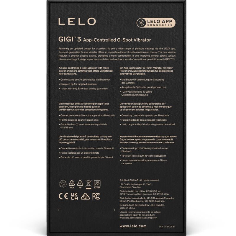 LELO - Stimulateur Point G Ultime GIGI 3 - Violet