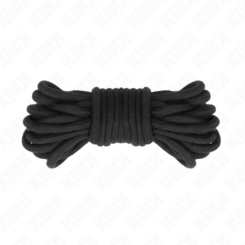 Kink - Corde Bondage en Coton 5m - Noir