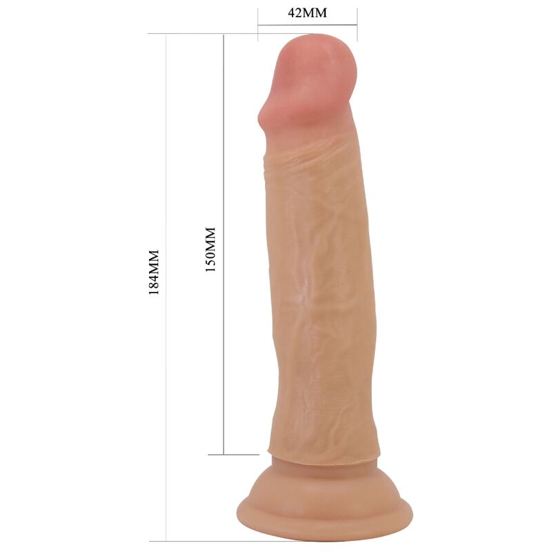 Dildo Réaliste Chair Ventouse 18cm - Pretty Love