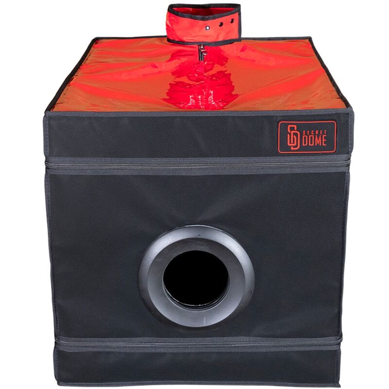 Secret Dome - Cabine BDSM Portable La Niche - Rouge et Noir