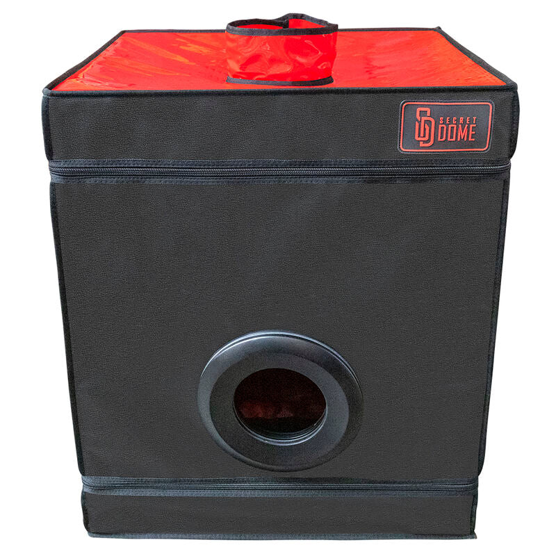 Secret Dome - Cabine BDSM Contrainte Bukkake - Rouge et Noir