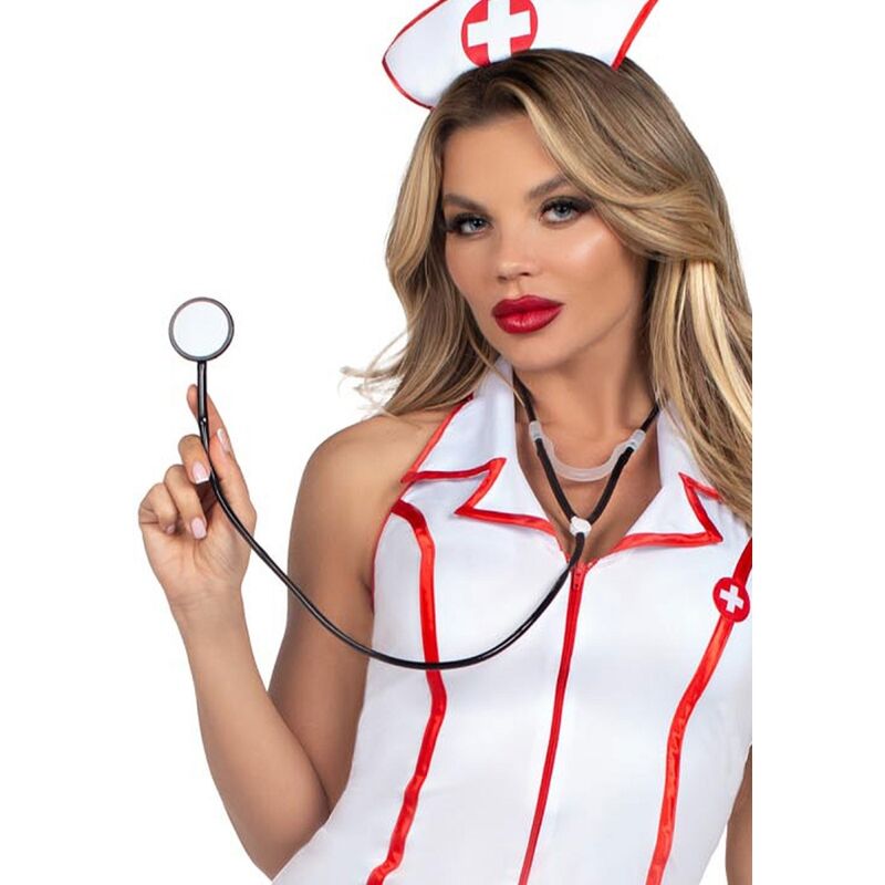 Costume Infirmière Sexy Blanc S/M - Leg Avenue