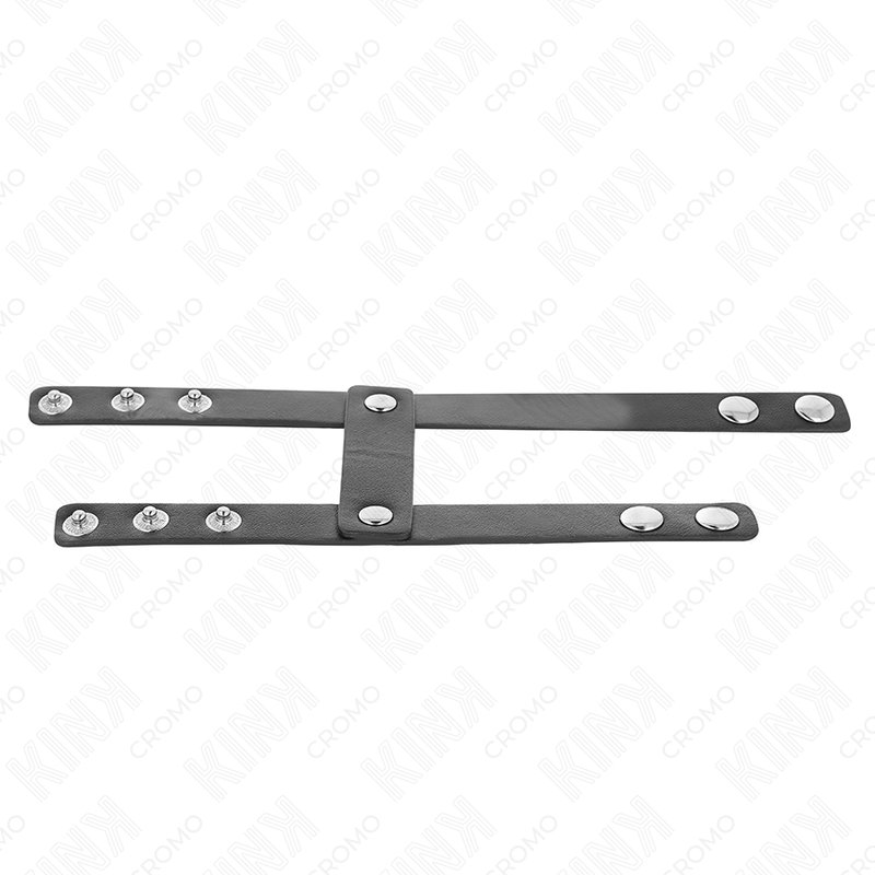 Anneau Pénien Double en Cuir Réglable - KINK - KINK RING POWER