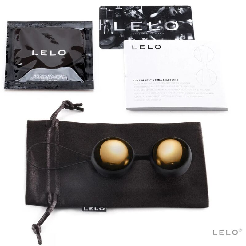 LELO - Boules de Geisha de Luxe en Or 20 carats "Luna Beads"