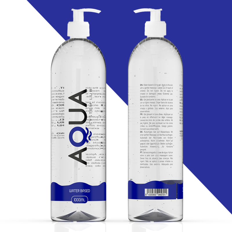 Aqua quality - lubrifiant à base d''eau 1000 ml