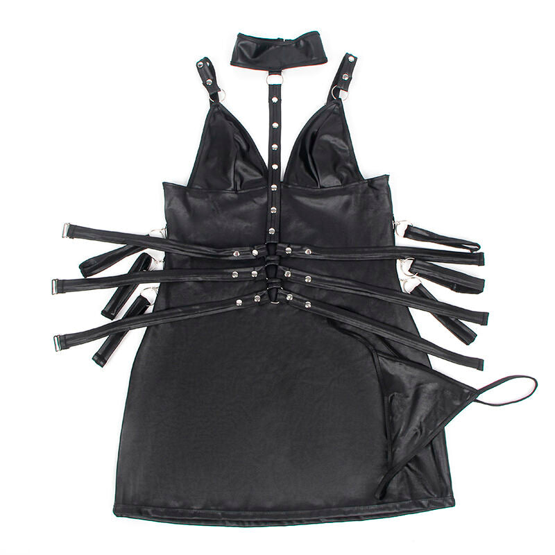 Body bondage en cuir noir L/XL - Subblime - SUBBLIME DRESSES
