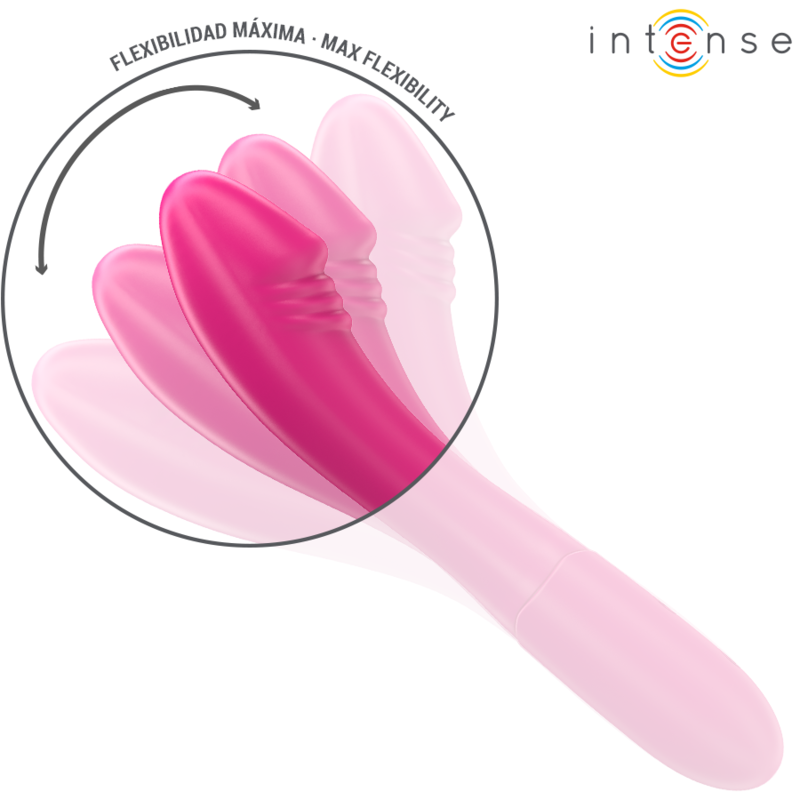 Vibromasseur Belinda Flexible 19cm Rose - Intense