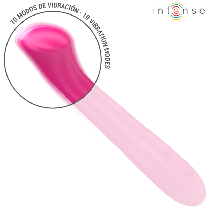 Vibromasseur Paty Flexible 19cm Rose - Intense