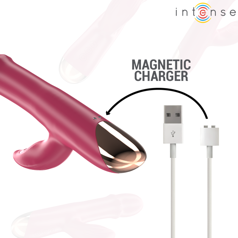 Vibromasseur Chloe Multifonction 3 en 1 Rouge - Intense