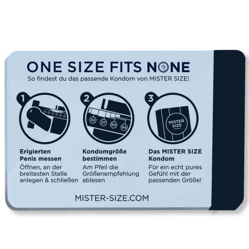 Dimensionneur préservatifs Mister Size - Mister Size - MISTER SIZE