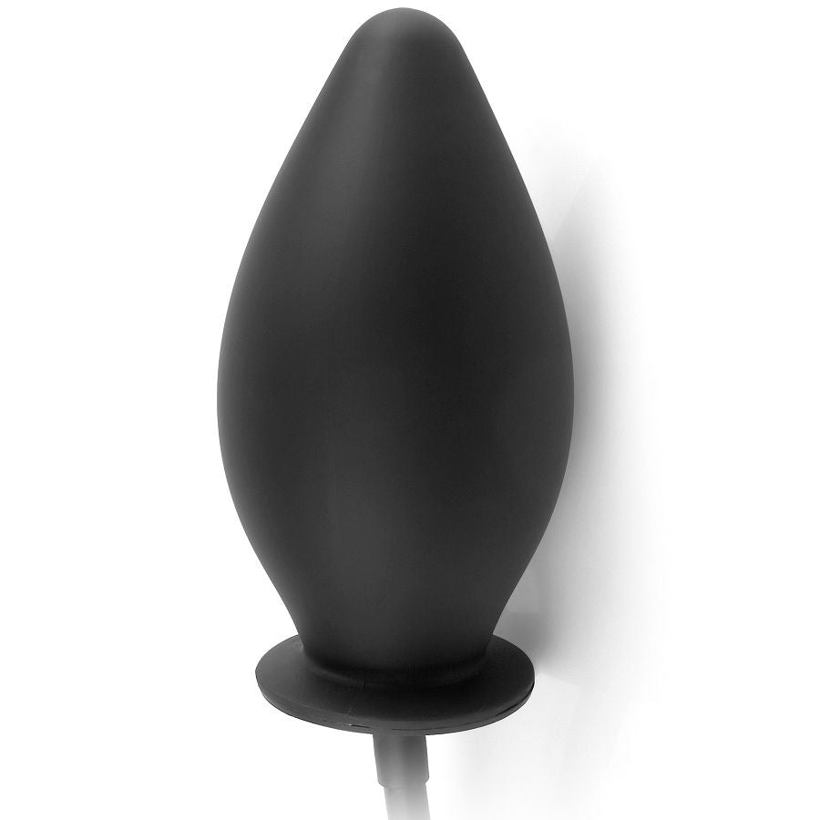 Plug Anal Gonflable Silicone Noir - Anal Fantasy