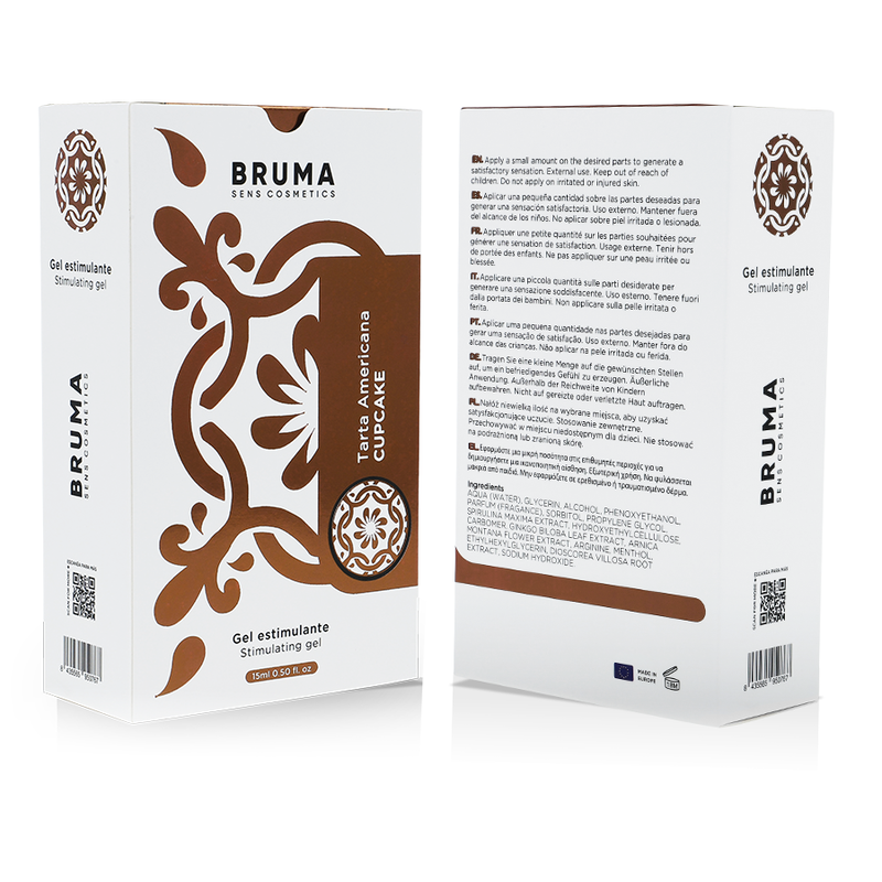 Gel Stimulant Bruma Onagra Cupcake 15ml - Bruma