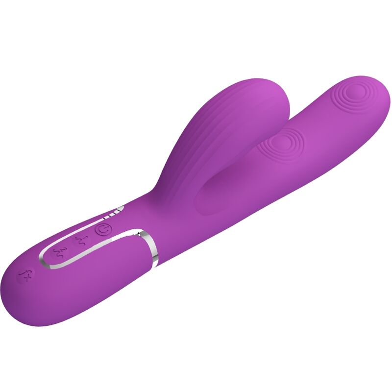 Stimulateur Rabbit Multifonction 3 en 1 Perlita Violet - Pretty Love