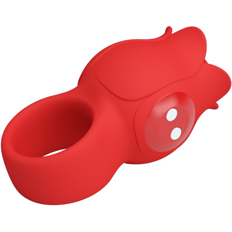 Stimulateur à Doigt Pretty Love Bague Rouge - Pretty Love