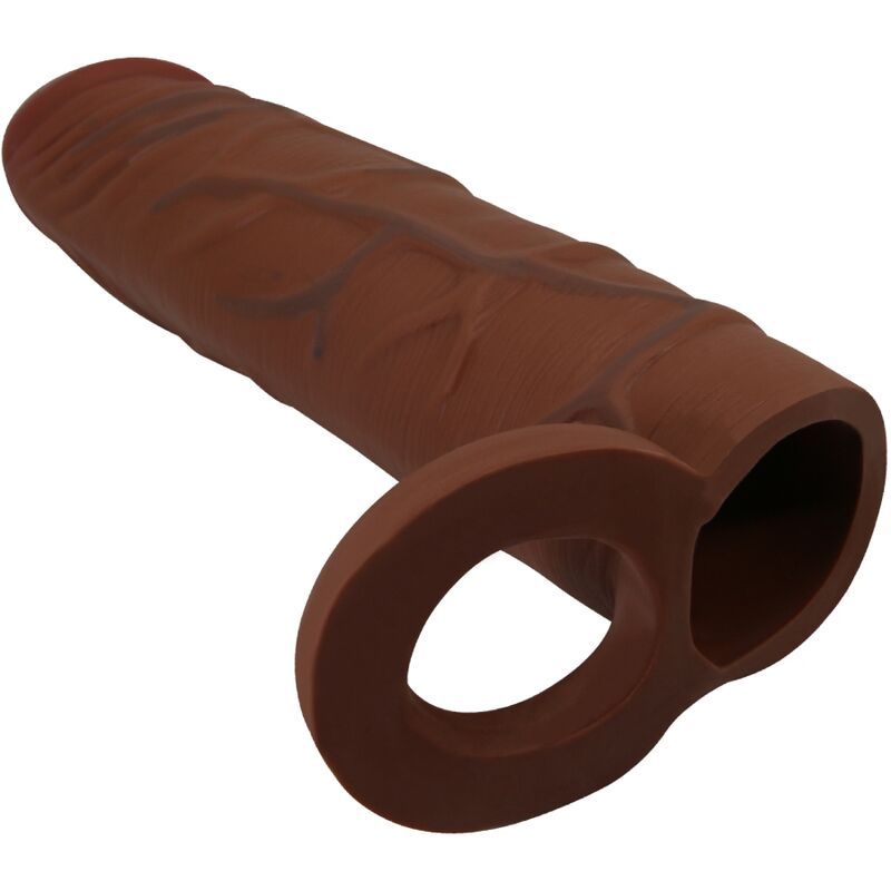 Anneau Pénien Pretty Love avec Plug Anal Vibrant - Marron