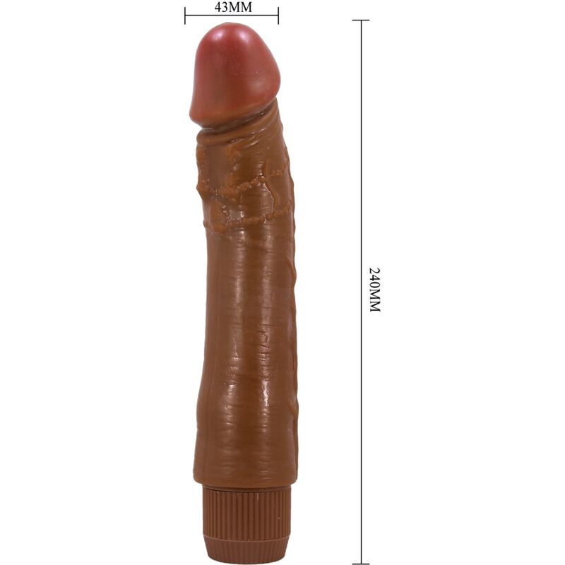 Baile - Vibromasseur Gode Réaliste Marron - 24 cm