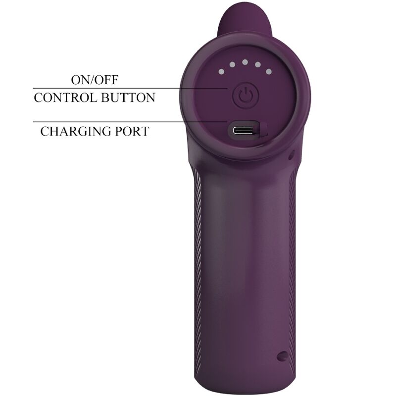 Pistolet de Massage DJ Scholar 5 Réglages Violet - Pretty Love