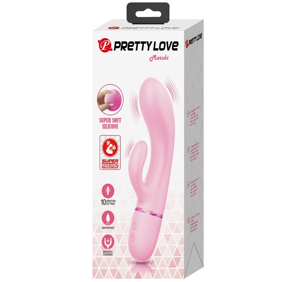 Stimulateur Rabbit Marski Rose - Pretty Love