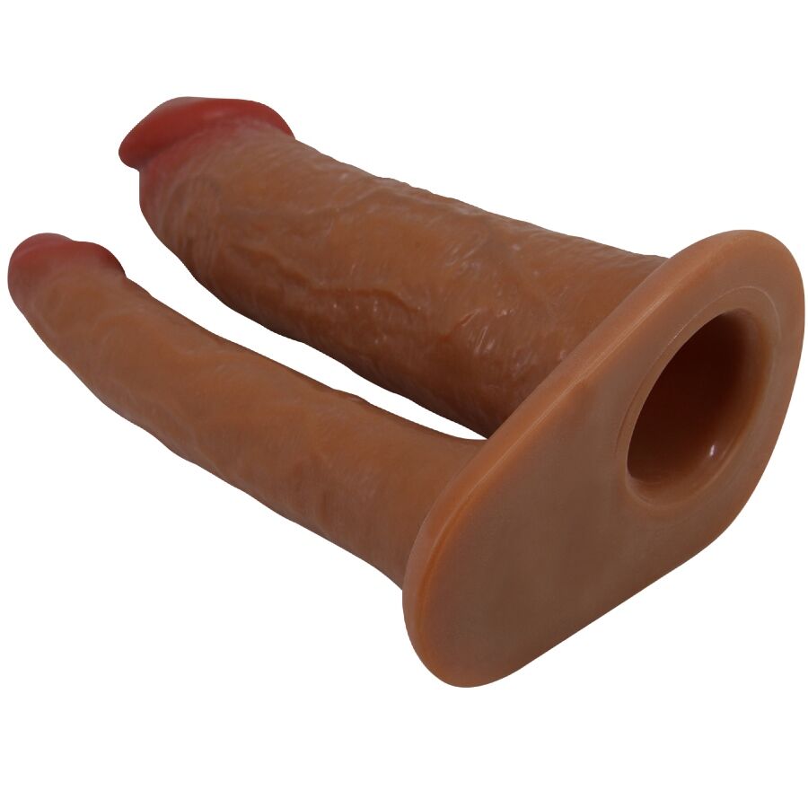 Gaine Pénienne Double Gode Pretty Love Marron - Pretty Love