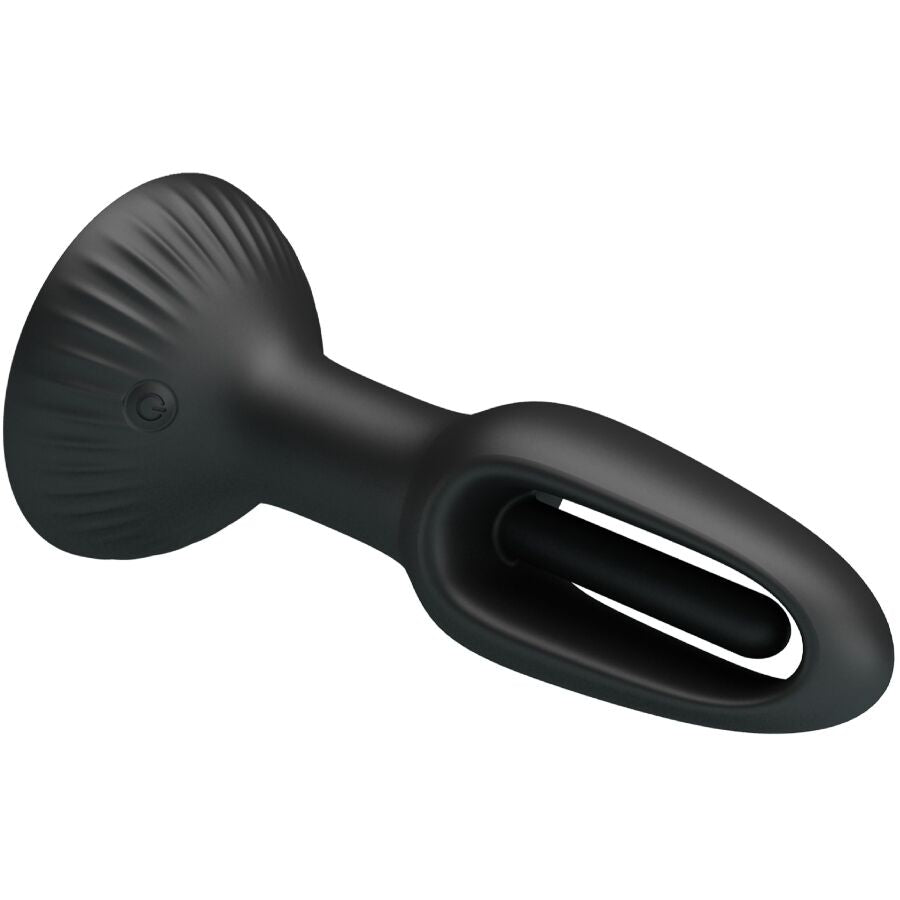 Plug Anal Vibrant Langue Hubert Noir - Pretty Love