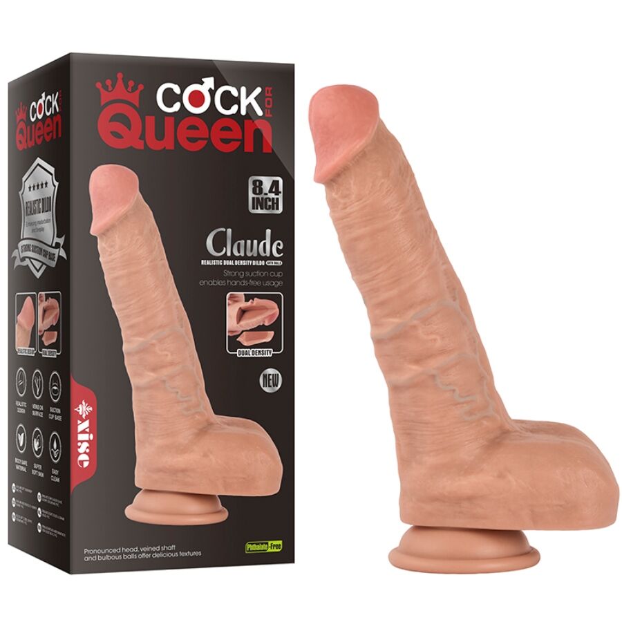 Gode Réaliste Claude Double Densité 16,5cm - XISE
