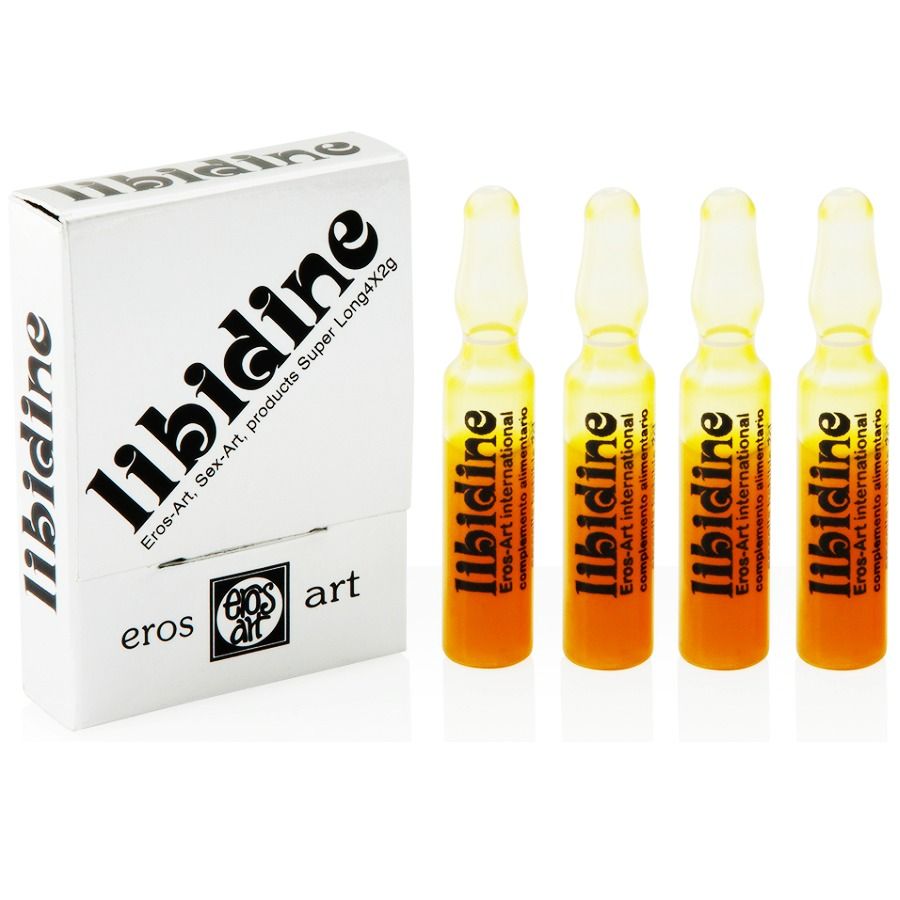 Aphrodisiaque Naturel Libidine 4 Ampoules - Eros-art