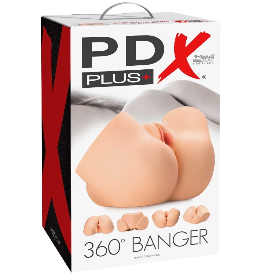 Masturbateur Double Entrée 360 Banger - PDX Plus