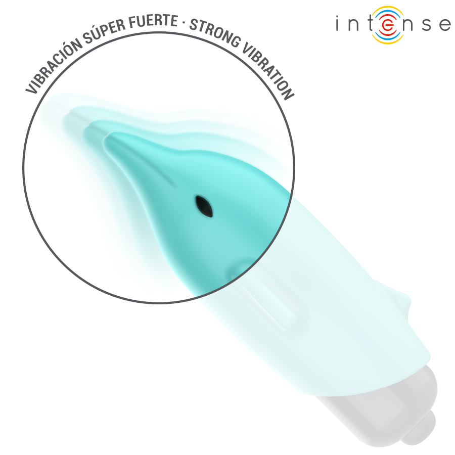 Stimulateur Clitoridien Intense Echo Dauphin Bleu - Intense