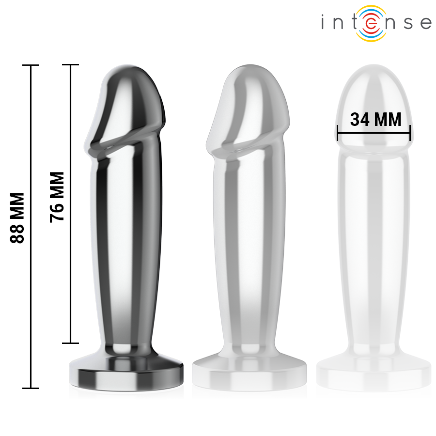 Plug Anal Vibrant Métallique Intense 10 Modes Taille S