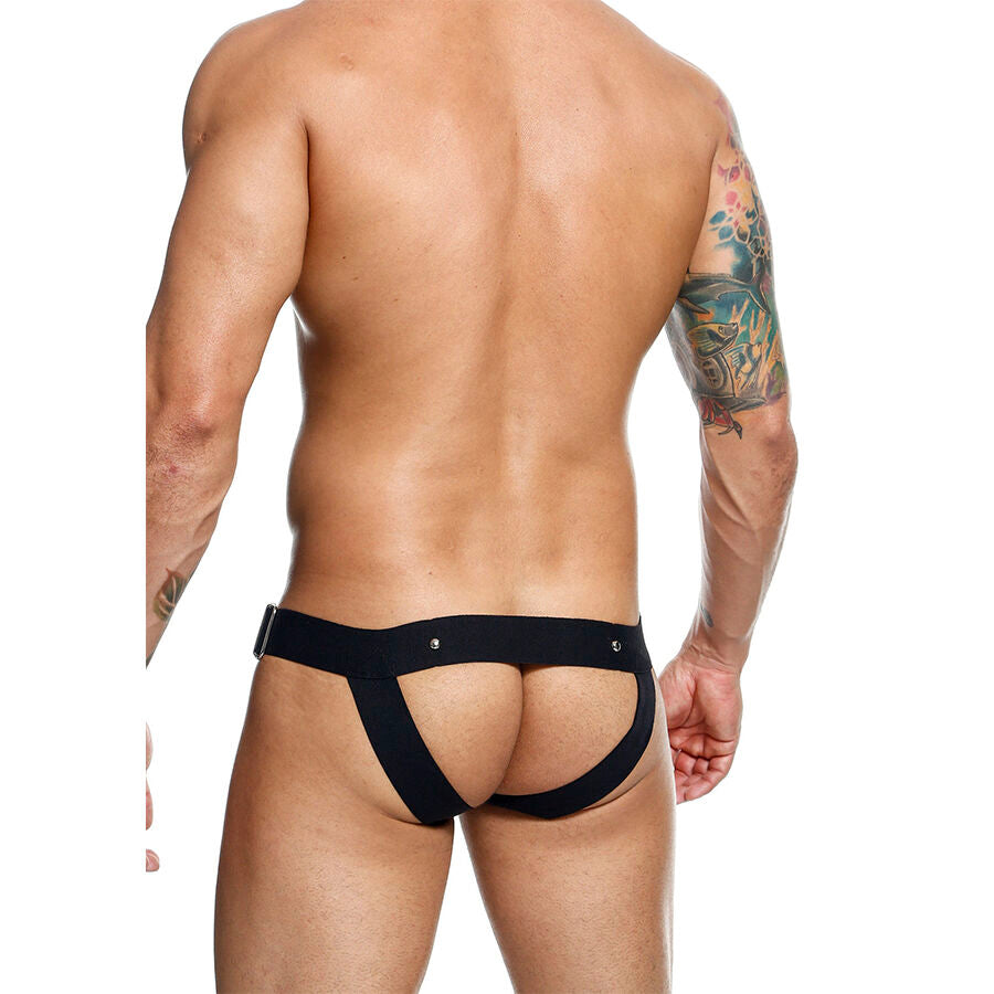 Jockstrap Dngeon avec Anneau Pénien Faux Cuir - MaleBasics - MOB