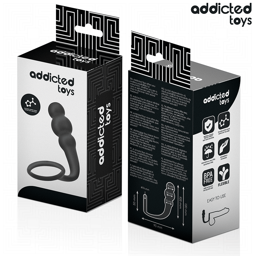 Plug Anal avec Anneau Pénien Modèle 1 - Addicted Toys