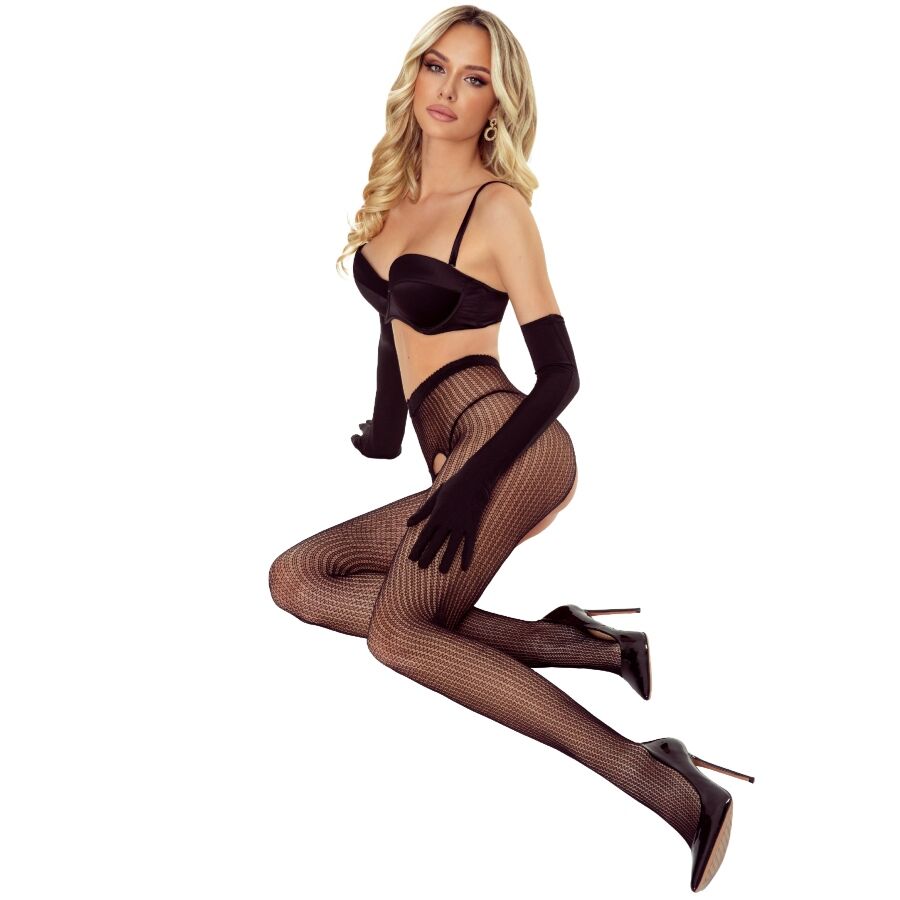 Collants Ouverts TiOpen 038 Noirs Taille 1/2 - Passion